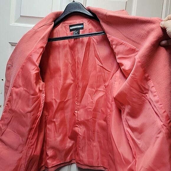 Requirements Coral Blazer 4 Button Size 16 Soft Stylish Office Workwear Casual - Picture 6 of 8